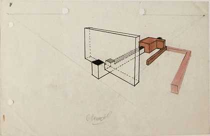 结构草图，1966年 by Noemi Escandell