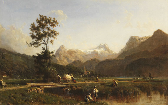 瑞士高山景观 by Karl Girardet