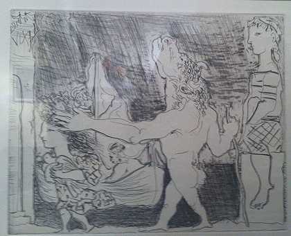 米诺陶尔盲人指南，III，1934年 by Pablo Picasso