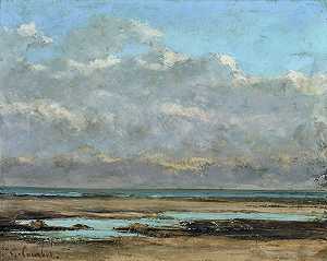 诺曼底低潮，1865-1869年 by Gustave Courbet