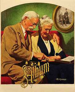 《老年夫妇》，卡珀杂志封面，1935年 by Joseph Francis Kernan