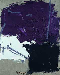 紫色2号，1991年 by Huang Rui 黄锐