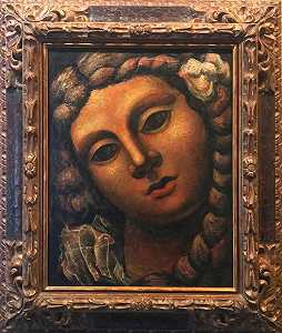 《女人的脸》，1937年 by Mario Carreño