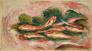 莱斯·泊松，约1918年 by Pierre-Auguste Renoir