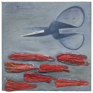 剪刀和塑料袋，2004年 by Mao Xuhui 毛旭辉