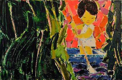 《小女孩与船》，2006年 by Yan Bo 闫博