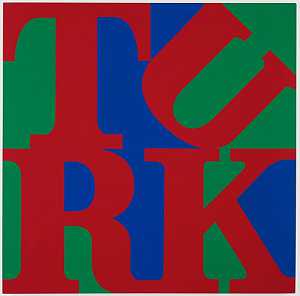爱土耳其人（红色、绿色和蓝色），2009年 by Gavin Turk