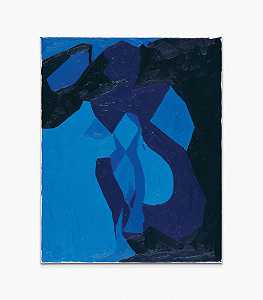 蓝色裸体研究，2006年 by Chris Ofili