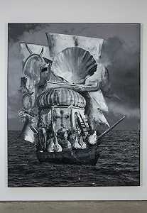 幽灵船，2016年 by Marcus Harvey