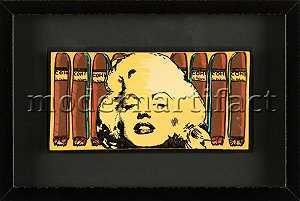 科希巴·门罗雪茄盘，1995年 by Steve Kaufman