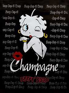 贝蒂·布伯-香槟，1995-2009 by Steve Kaufman