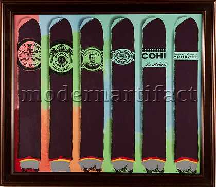 6雪茄科希巴潘趣酒，1995年 by Steve Kaufman