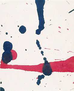 无题（抒情组曲，D65-2588），1965年 by Robert Motherwell
