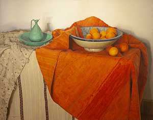 橙子，2002年 by Claudio Bravo