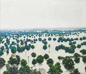 洪水，1981年 by Tomás Sánchez