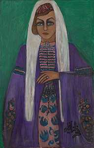 Janset Berkok Shami，1980-1990年 by Fahrelnissa Zeid