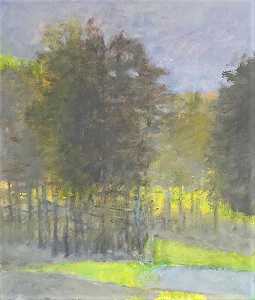 灰树，2007 by Wolf Kahn