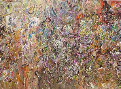 Bo Collier，2010年 by Larry Poons