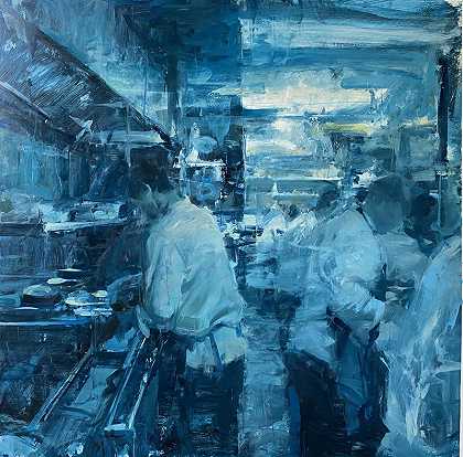 蓝色厨房，2021 by Quang Ho