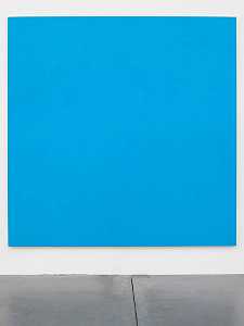 单色（蓝色），2014年 by Olivier Mosset