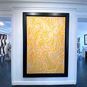 莉莉·奥弗斯特里特（男），1986年 by Keith Haring