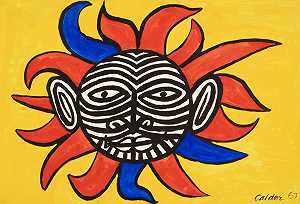 黑太阳，1967年 by Alexander Calder