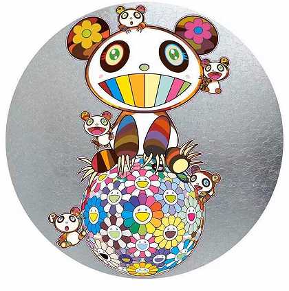 熊猫和熊猫幼崽，2020年 by Takashi Murakami