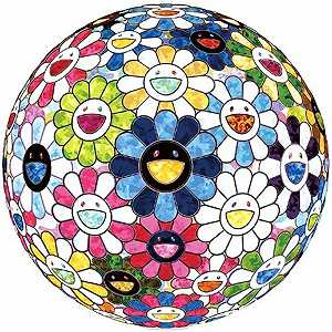 2016年花球的绘画挑战 by Takashi Murakami
