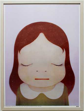 宇宙女孩（闭上眼睛），2008年 by Yoshitomo Nara