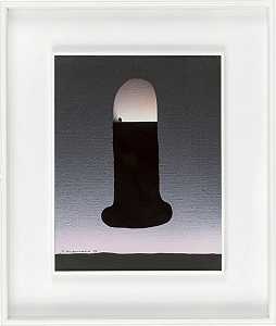 白光和黑光，1986年 by Sadamasa Motonaga