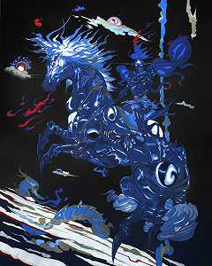 《黑骑士》，2013年 by Amano Yoshitaka