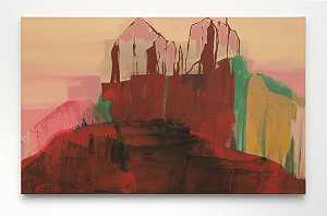 日落沙漠，1989年 by Matsumi Kanemitsu