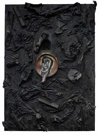 耶稣基督在煤矿，2003年 by Thornton Dial