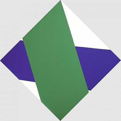 十字架系列：绿过紫，1981年 by Ward Jackson
