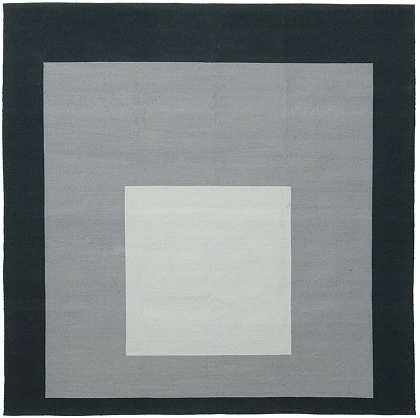 《向方形挂毯致敬》（书房），2018年 by Josef Albers