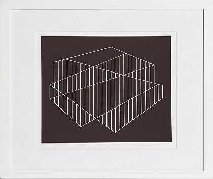 《远离表述：表达》，1972年 by Josef Albers