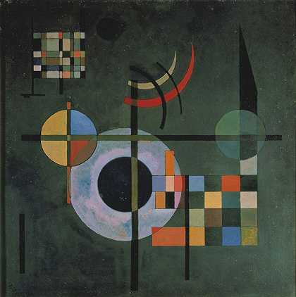 配重，1926年 by Wassily Kandinsky