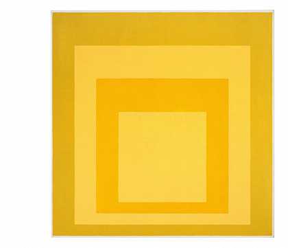 《向广场致敬：扩散》，1969年 by Josef Albers