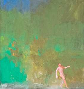 19世纪的男人在他的风景中跳舞（第二版），1974年 by Paul Wonner