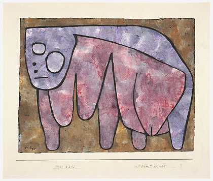 不感到羞耻（也不感到羞耻），1939年 by Paul Klee