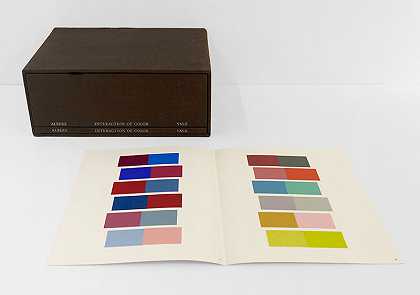 颜色的相互作用，1963年 by Josef Albers