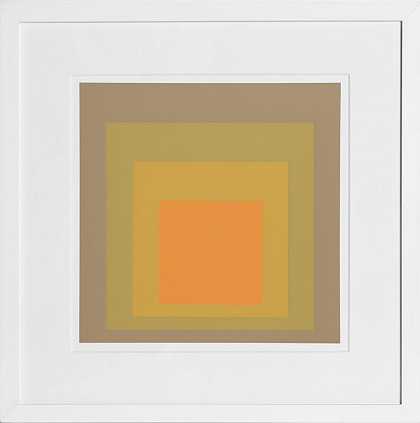 《向广场致敬》，作品集2，文件夹19，图片1，1972年 by Josef Albers