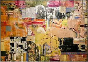 Crossland拼图，油画，2008年 by Doug Frohman
