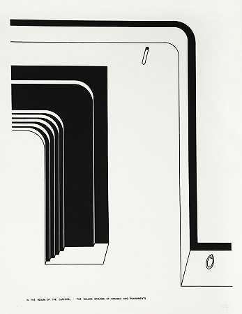 游行和惩罚的围墙，1978年 by Robert Morris (b. 1931)