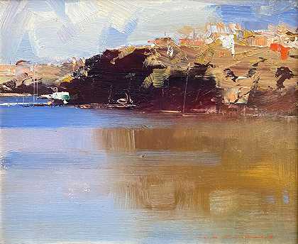安静的海湾，悉尼港，1998年 by Ken Knight