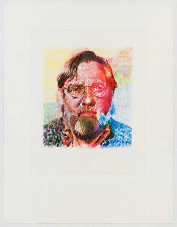 约翰二世，1986-1990 by Chuck Close
