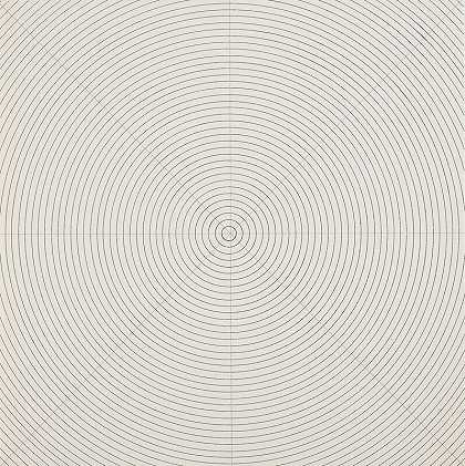 圆圈，1973年 by Sol LeWitt