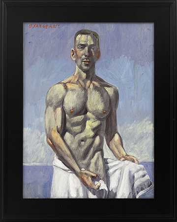 [Bruce Sargeant（1898-1938）]朱利安从水里出来，新泽西州。 by Mark Beard