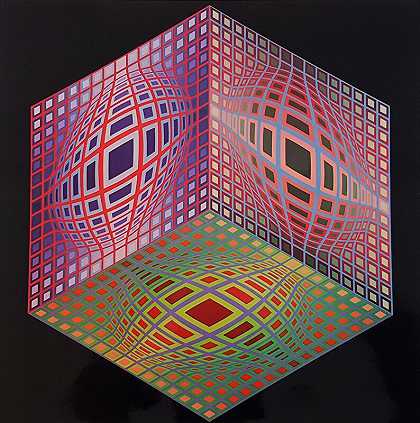Test-2（Test Tarka），1974年 by Victor Vasarely
