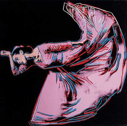 玛莎·格雷厄姆，《给世界的信》（the Kick）（FS II.389），1986年 by Andy Warhol